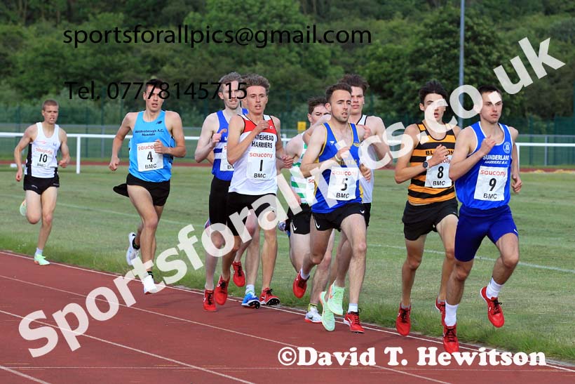 The 1500 metres, 2022 BMC Chester le Street. Photo: David T. Hewitson/Sports for All Pics
